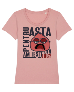Pentru asta am ieșit din joc? Tricou mânecă scurtă guler larg fitted Damă Expresser