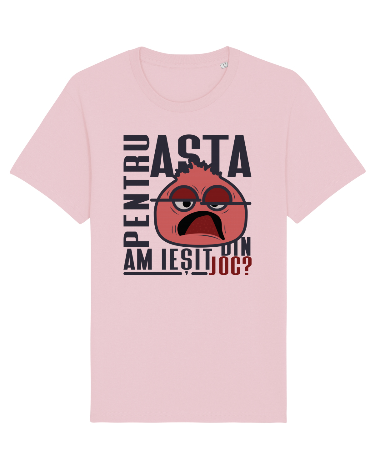 Tricou mânecă scurtă Unisex Rocker Cotton Pink