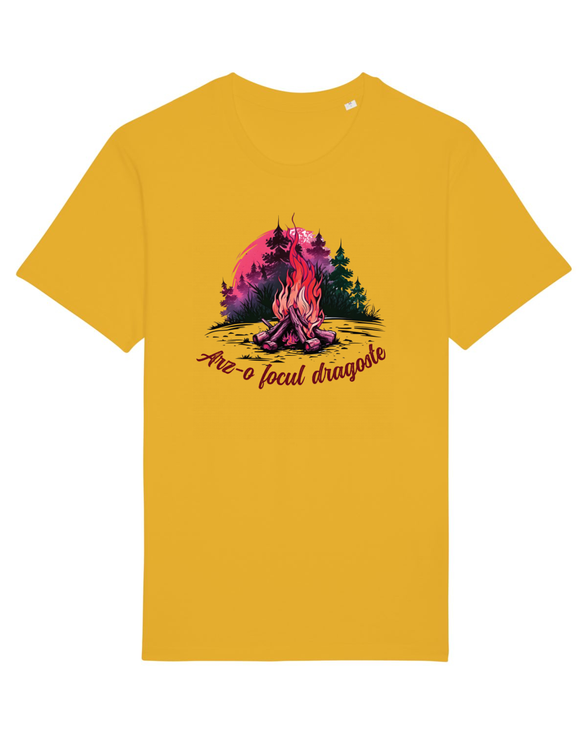 Tricou mânecă scurtă Unisex Rocker Spectra Yellow