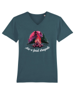 Arz-o focul dragoste v2 Tricou mânecă scurtă guler V Bărbat Presenter