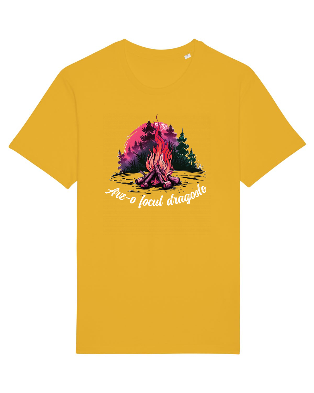 Tricou mânecă scurtă Unisex Rocker Spectra Yellow