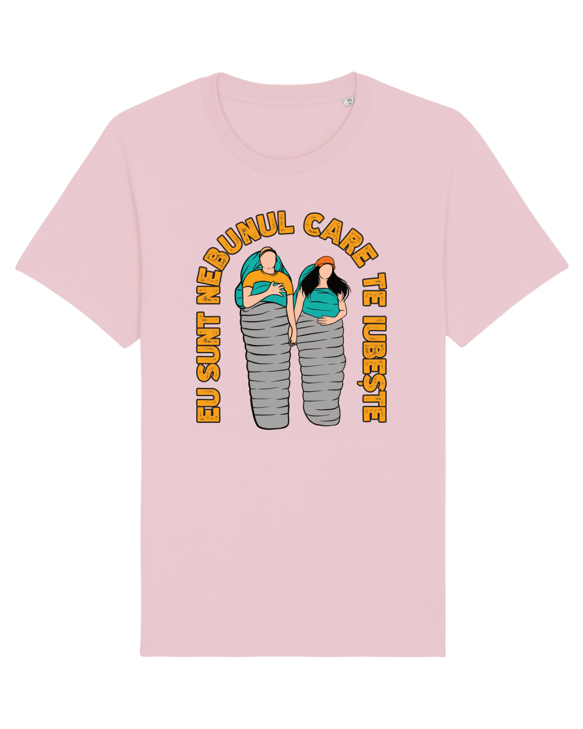 Tricou mânecă scurtă Unisex Rocker Cotton Pink