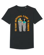Eu sunt nebunul care te iubește Tricou mânecă scurtă guler larg Bărbat Skater