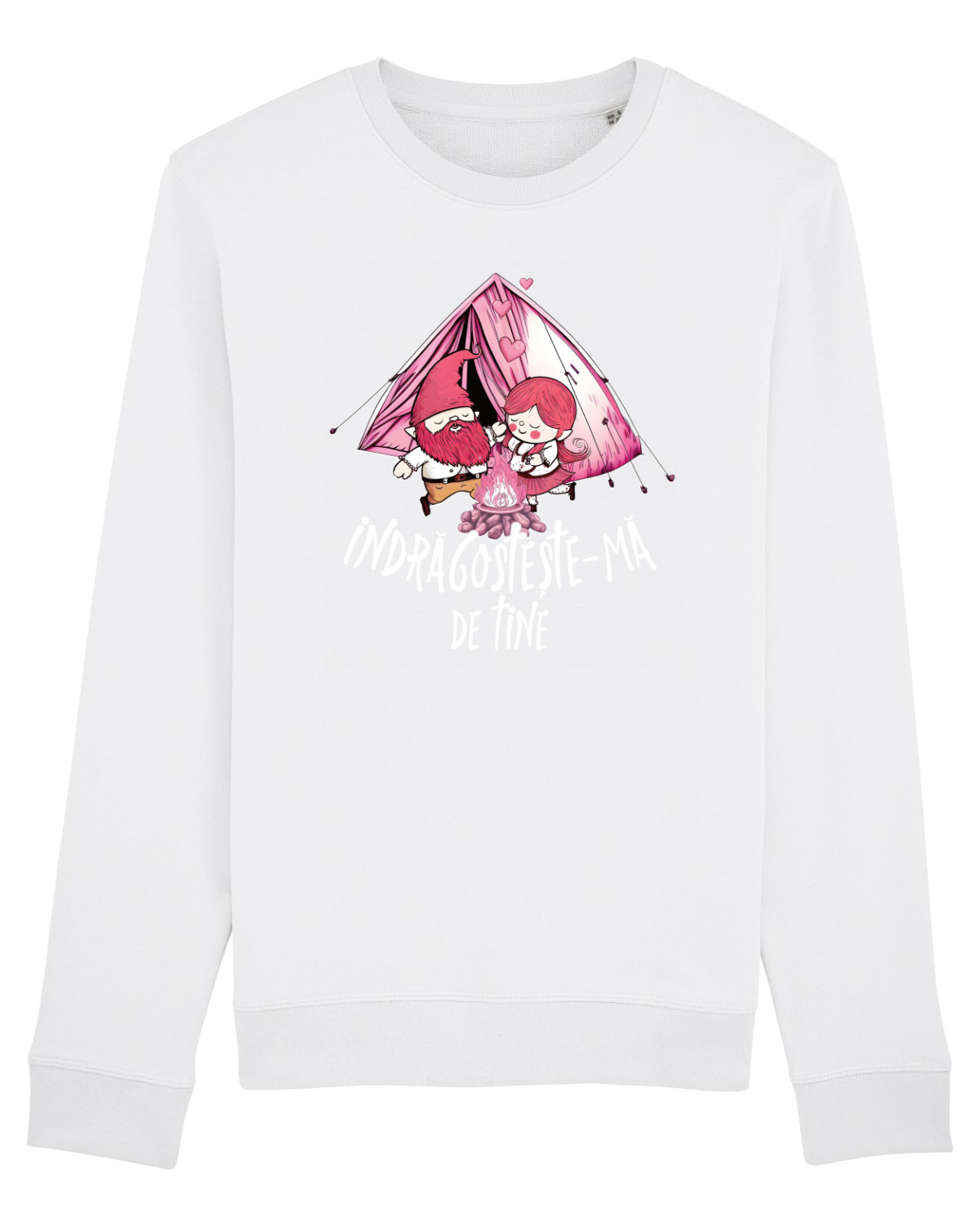 Bluză mânecă lungă Unisex Rise White