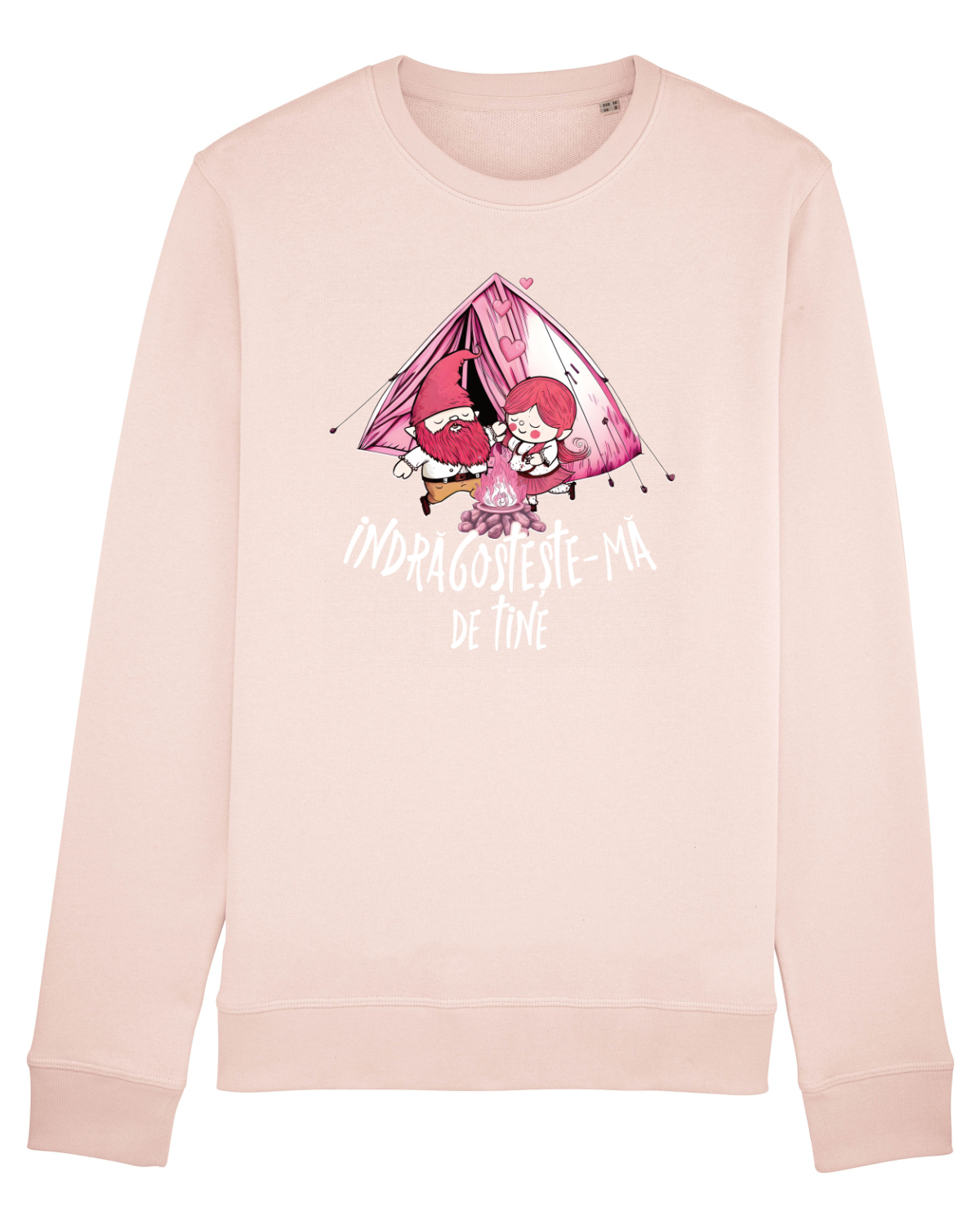 Bluză mânecă lungă Unisex Rise Candy Pink