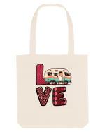 Love camping van Sacoșă textilă