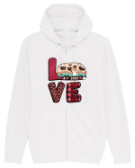 Love camping van Hanorac cu fermoar Unisex Connector