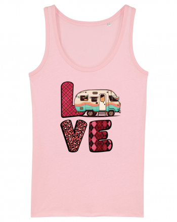 Love camping van Cotton Pink
