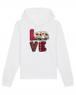 Love camping van Hanorac Unisex Drummer