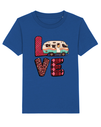 Love camping van Majorelle Blue