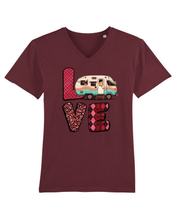 Love camping van Burgundy