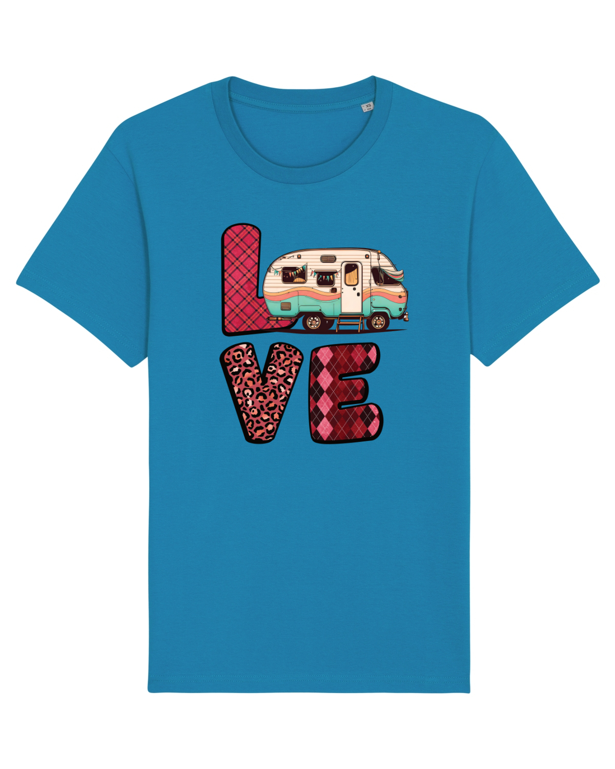 Tricou mânecă scurtă Unisex Rocker Azur