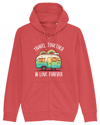 Travel together in love forever Carmine Red