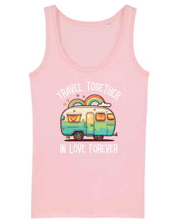 Travel together in love forever Cotton Pink