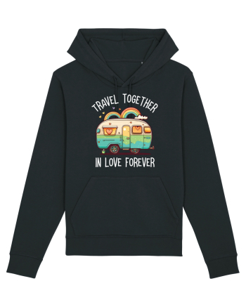 Travel together in love forever Black