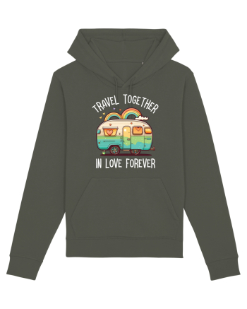 Travel together in love forever Khaki