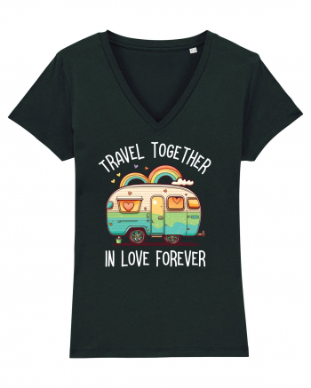 Travel together in love forever Black