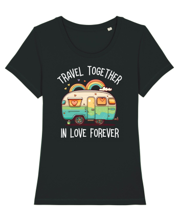 Travel together in love forever Black