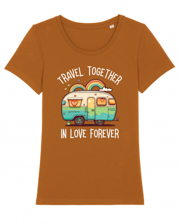 Travel together in love forever Roasted Orange