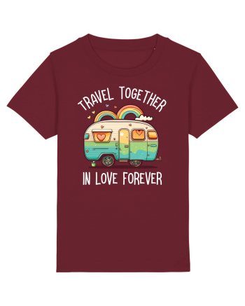 Travel together in love forever Burgundy