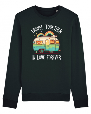 Travel together in love forever Black