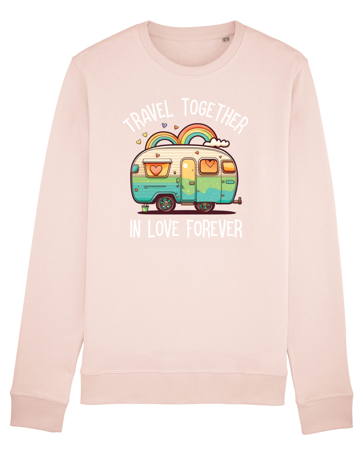 Bluză mânecă lungă Unisex Rise Candy Pink