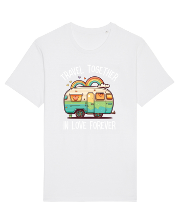 Travel together in love forever White