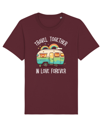 Travel together in love forever Burgundy