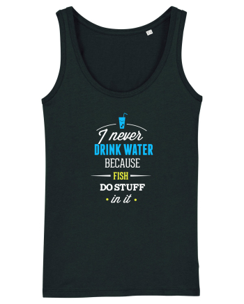 Never drink water Black