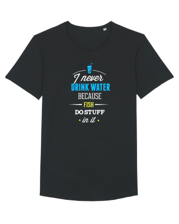 Never drink water Black