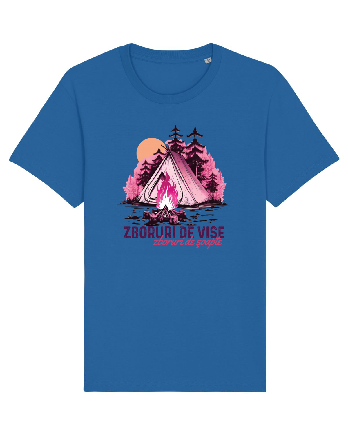 Tricou mânecă scurtă Unisex Rocker Royal Blue
