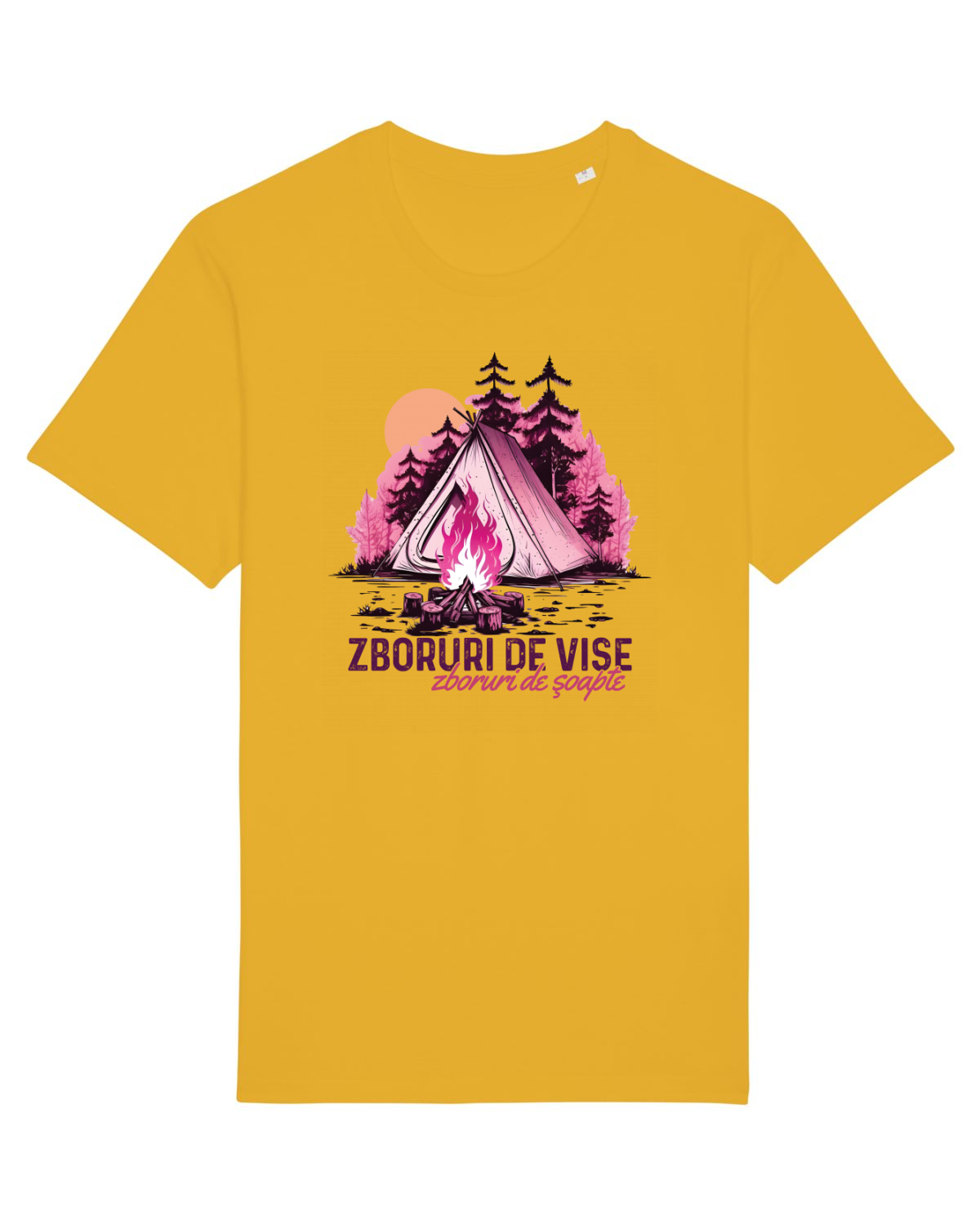 Tricou mânecă scurtă Unisex Rocker Spectra Yellow