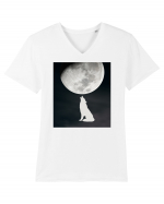 MOON - WOLF Tricou mânecă scurtă guler V Bărbat Presenter