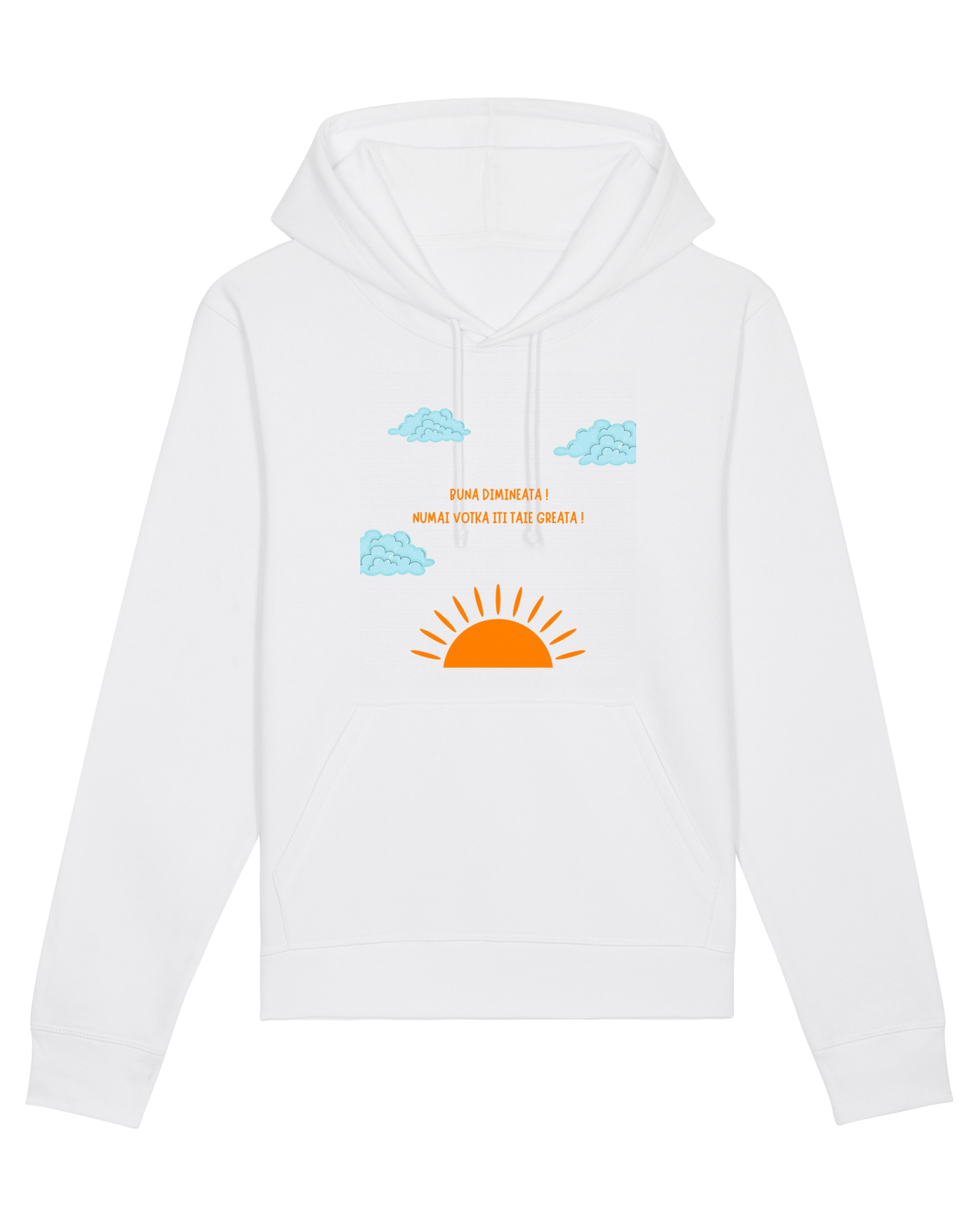 Hanorac Unisex Drummer White