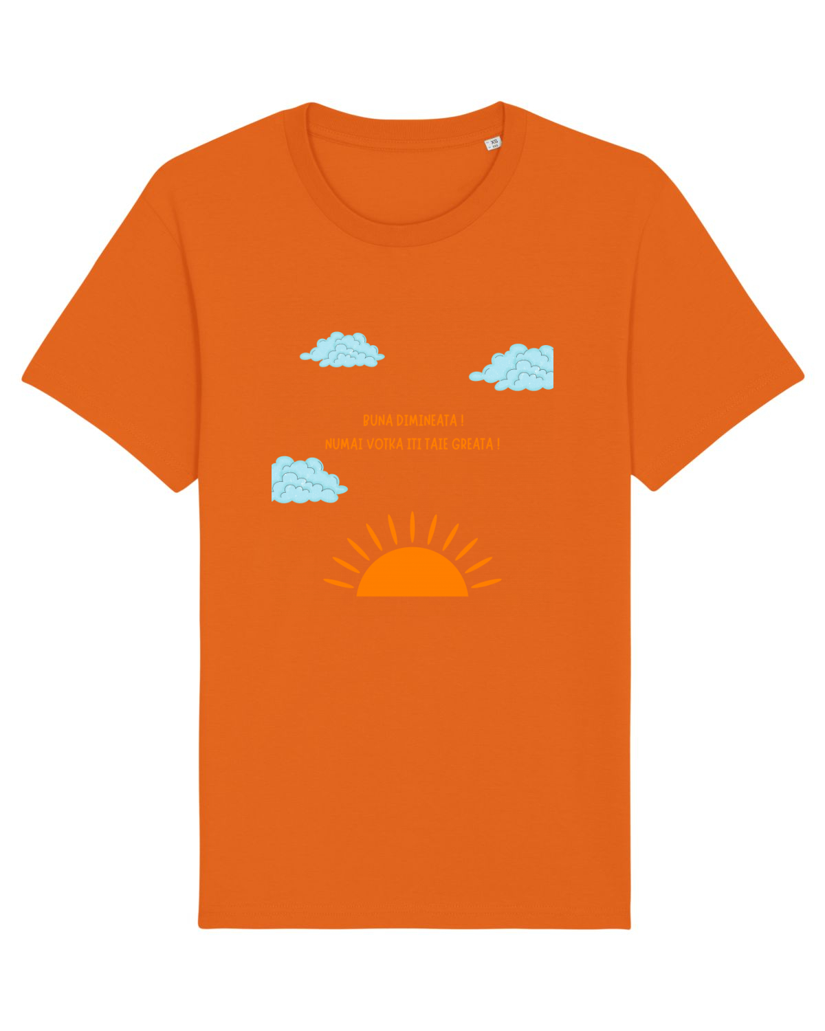 Tricou mânecă scurtă Unisex Rocker Bright Orange