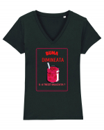 BUNA DIMINEATA DULCEATA Tricou mânecă scurtă guler V Damă Evoker