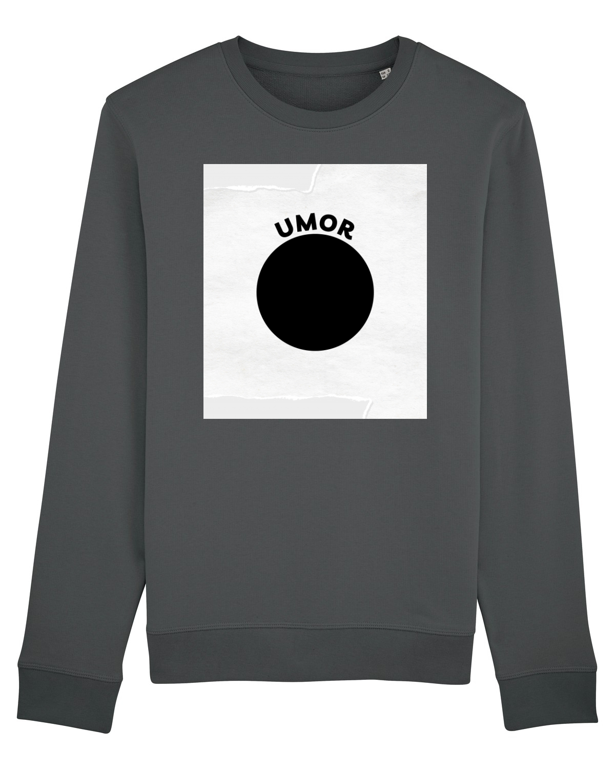 Bluză mânecă lungă Unisex Rise Anthracite
