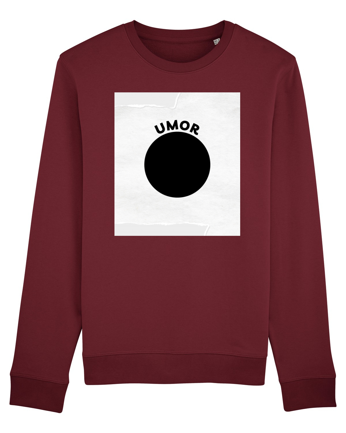 Bluză mânecă lungă Unisex Rise Burgundy
