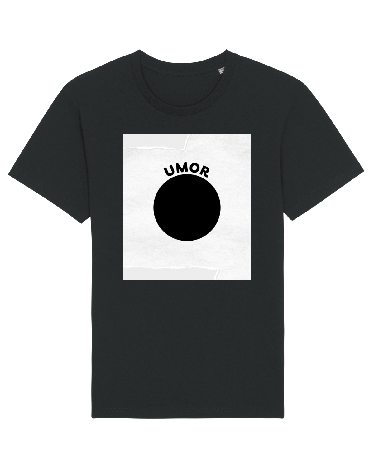 Tricou mânecă scurtă Unisex Rocker Black