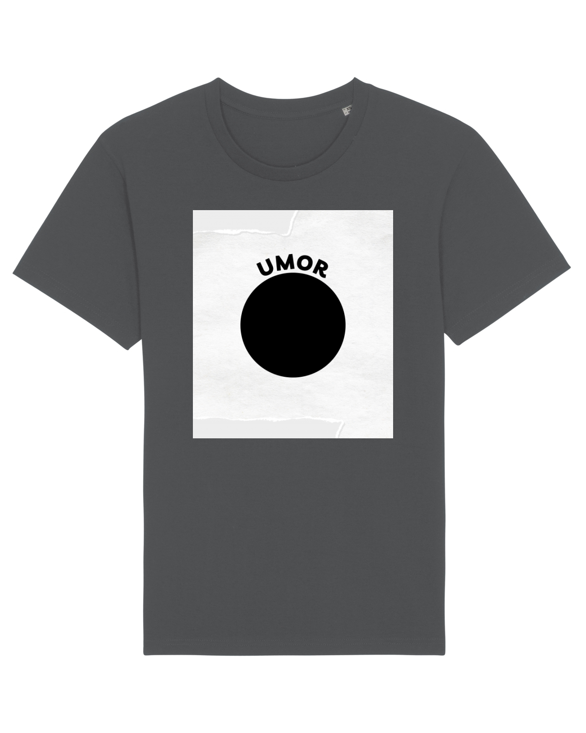Tricou mânecă scurtă Unisex Rocker Anthracite