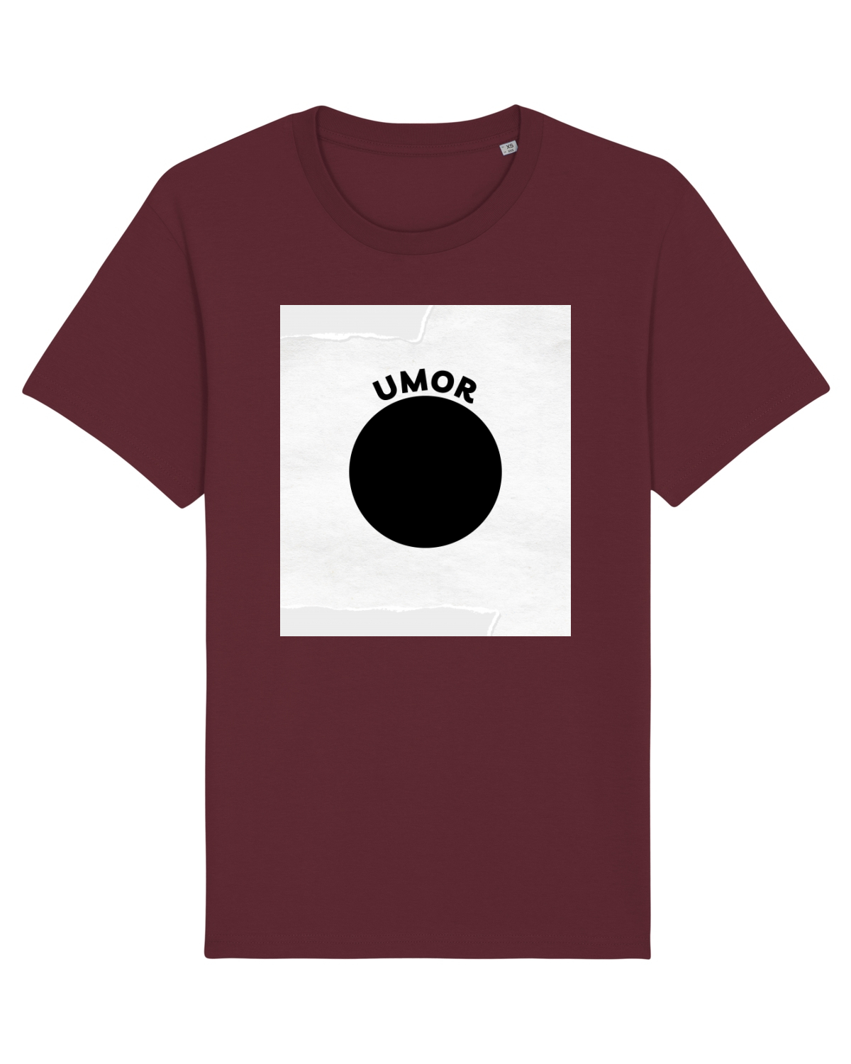 Tricou mânecă scurtă Unisex Rocker Burgundy