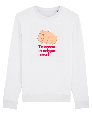 TE VREAU IN ECHIPA MEA White
