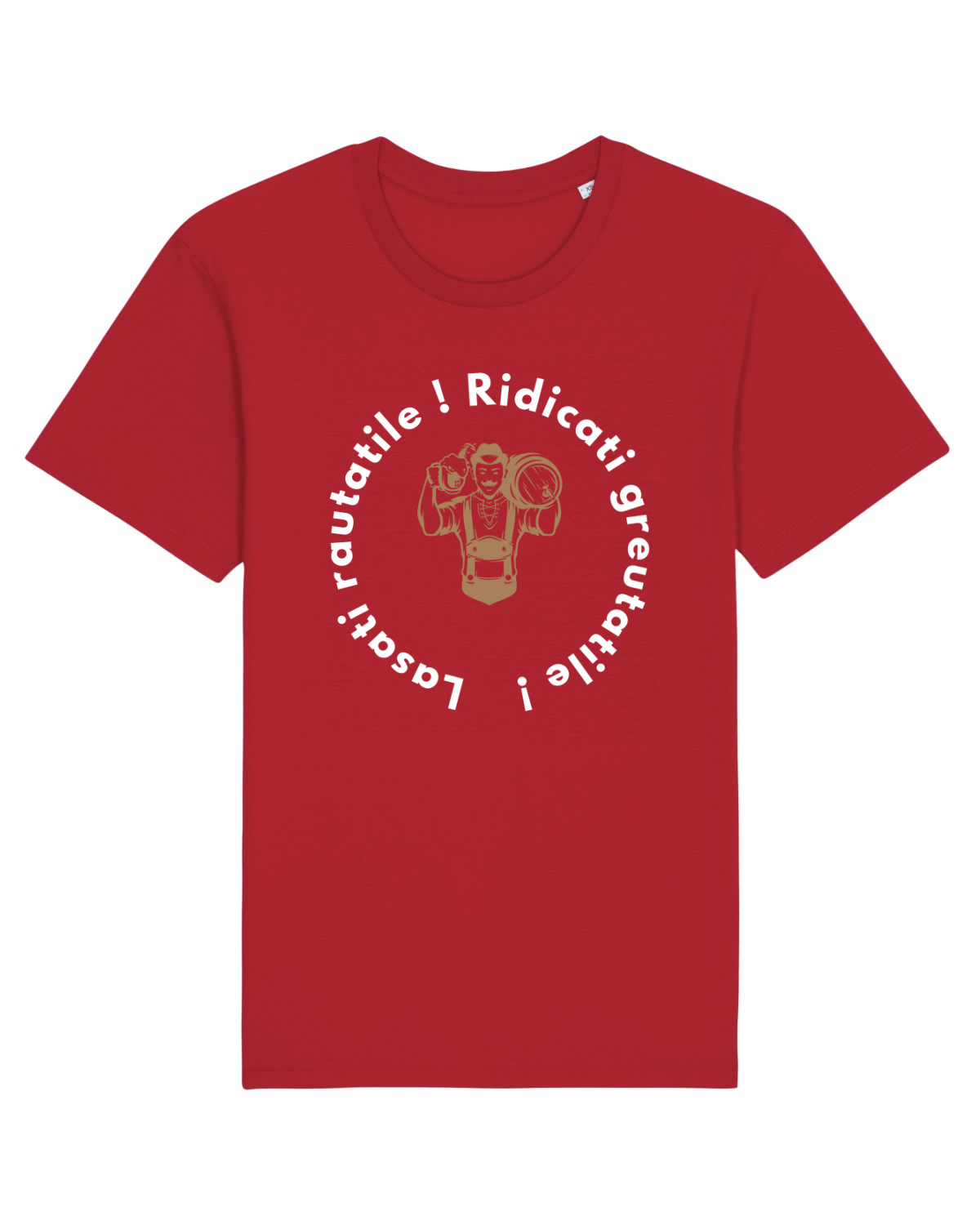 Tricou mânecă scurtă Unisex Rocker Red