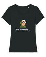 MĂ MAMAIE ... Tricou mânecă scurtă guler larg fitted Damă Expresser