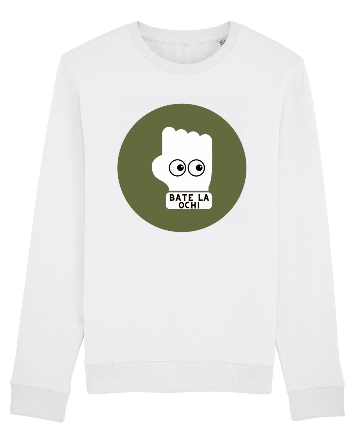 Bluză mânecă lungă Unisex Rise White