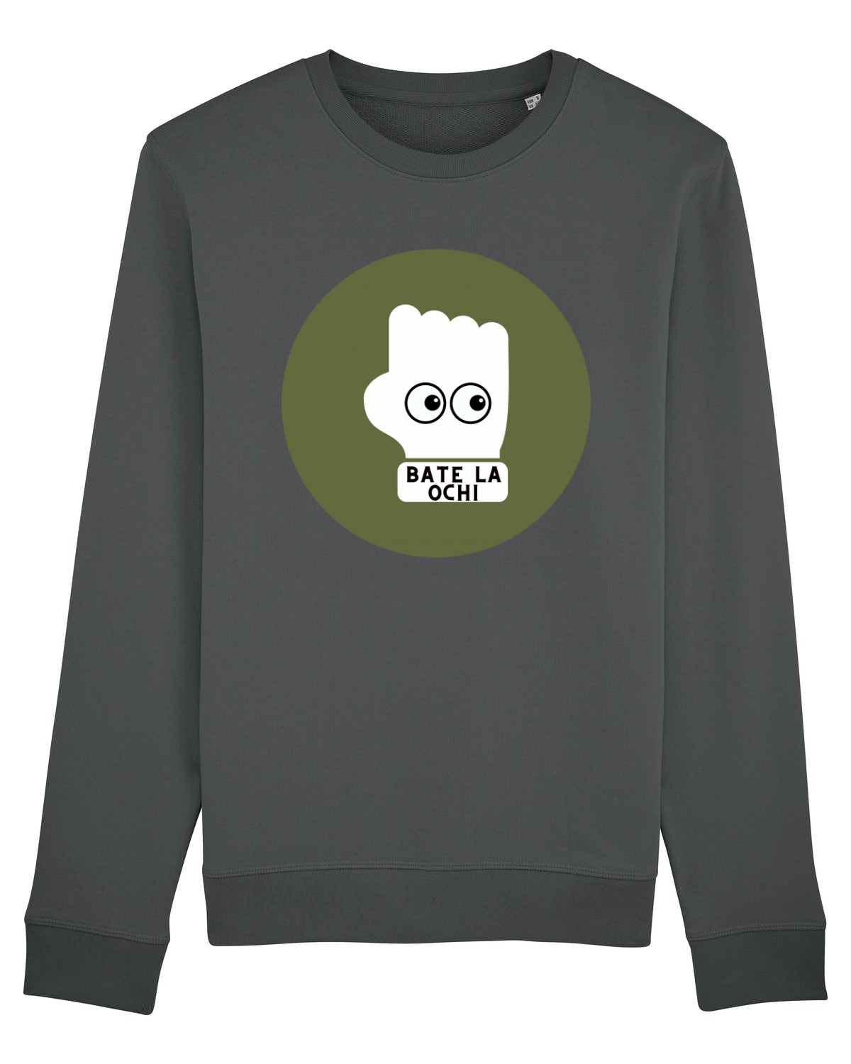 Bluză mânecă lungă Unisex Rise Anthracite