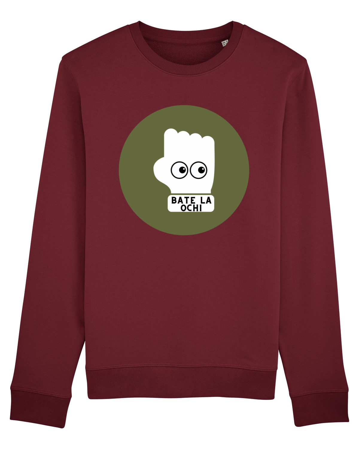 Bluză mânecă lungă Unisex Rise Burgundy