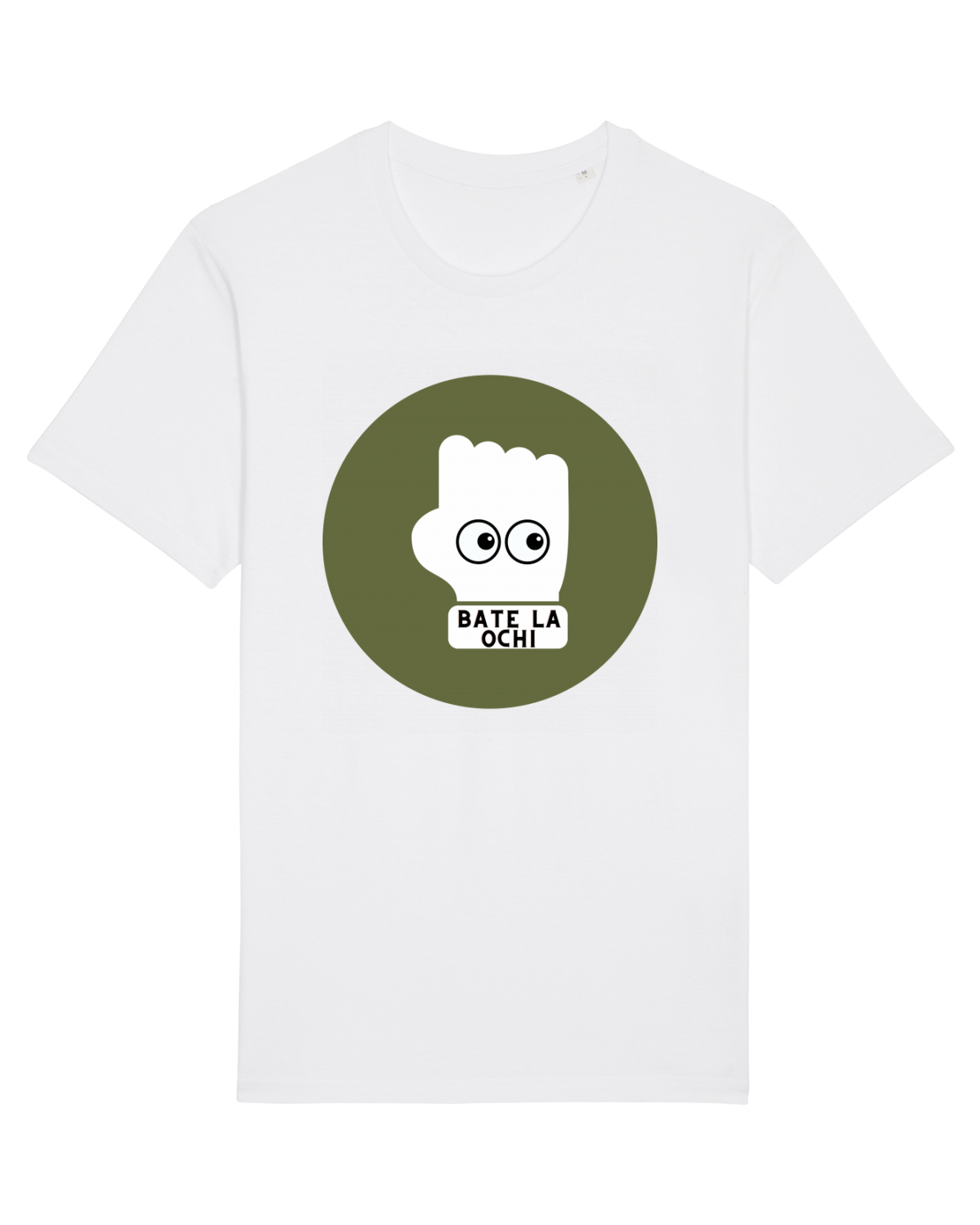 Tricou mânecă scurtă Unisex Rocker White