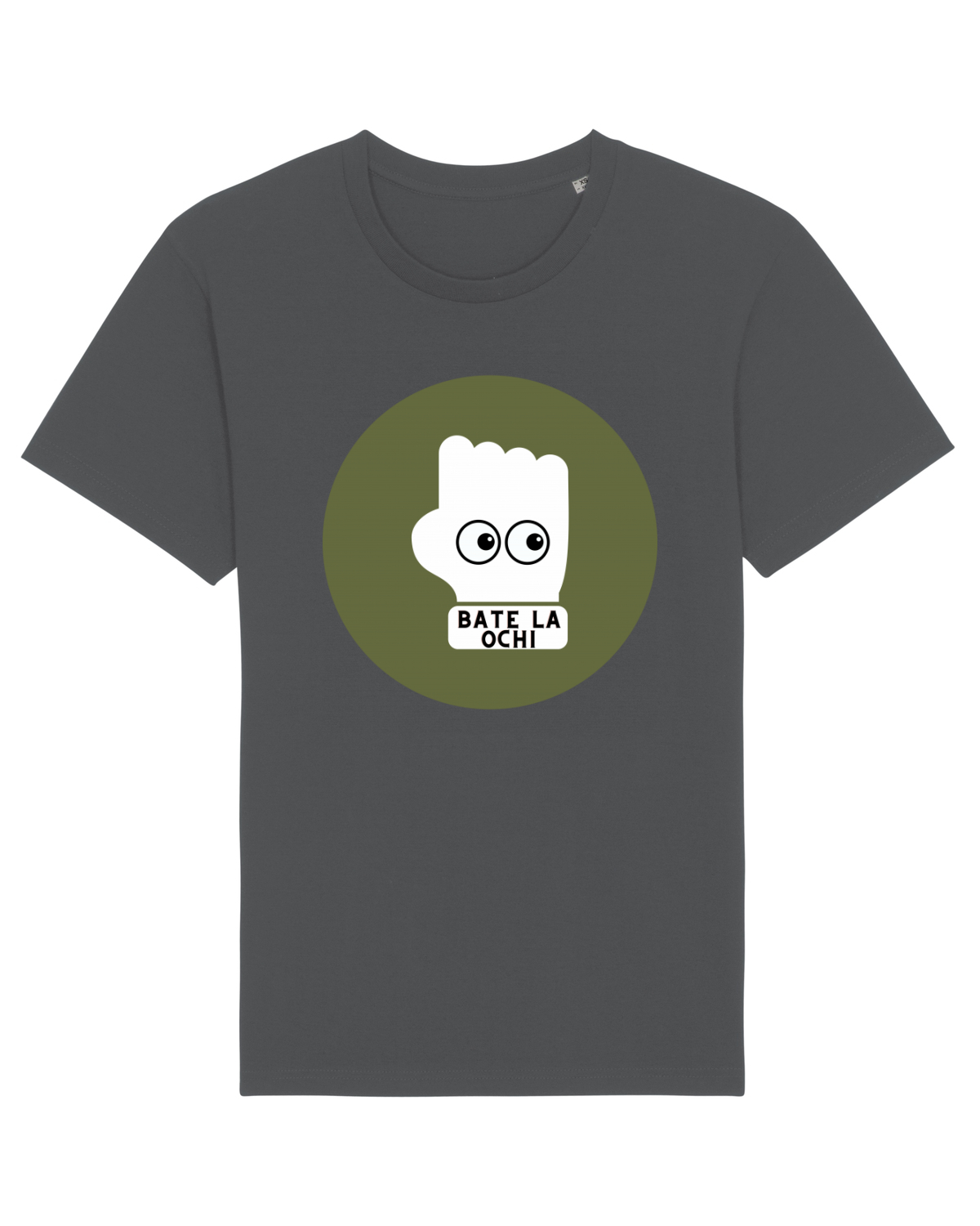 Tricou mânecă scurtă Unisex Rocker Anthracite