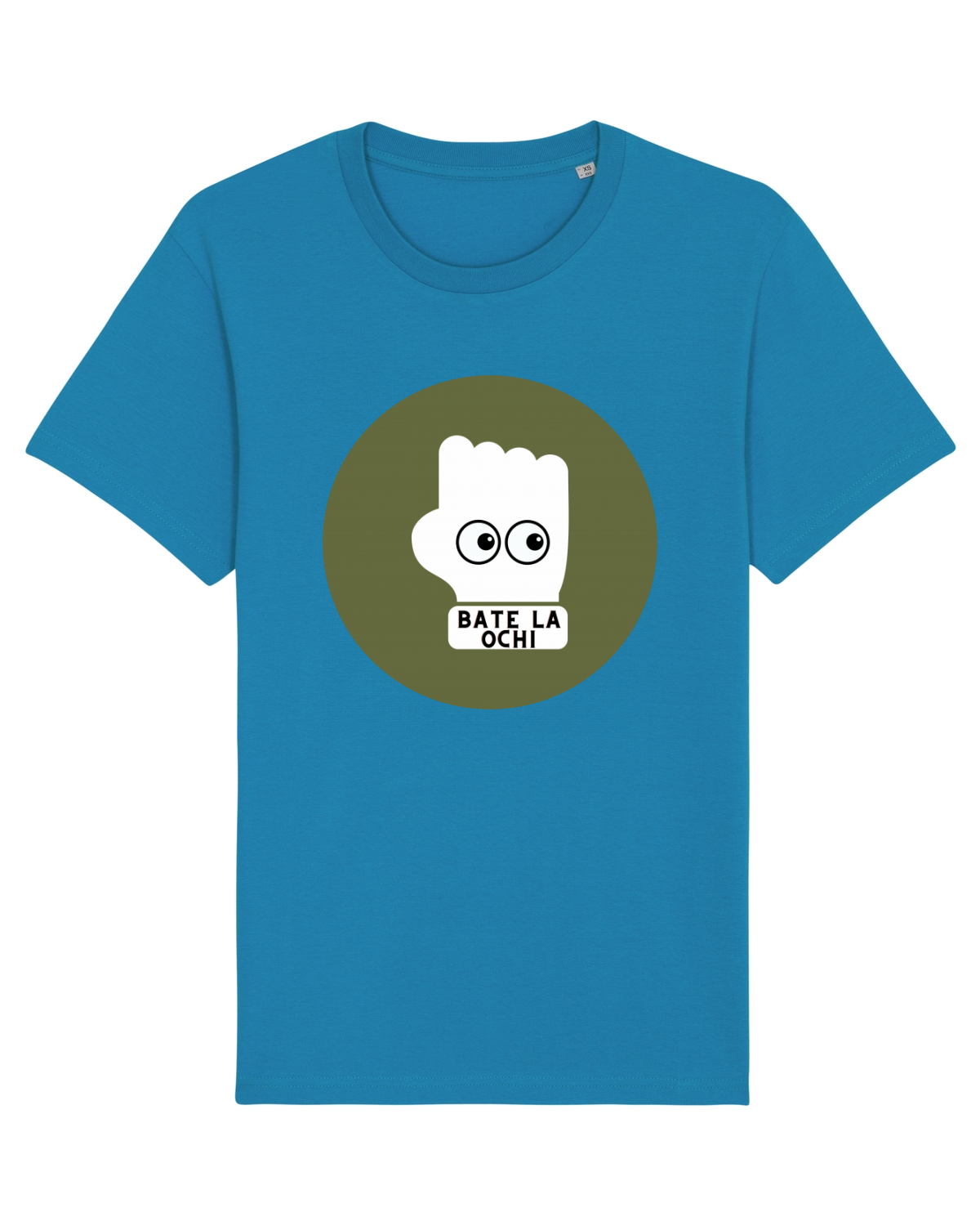 Tricou mânecă scurtă Unisex Rocker Azur